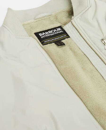 Kuala Showerproof Bomber Jacket Glacier Grey