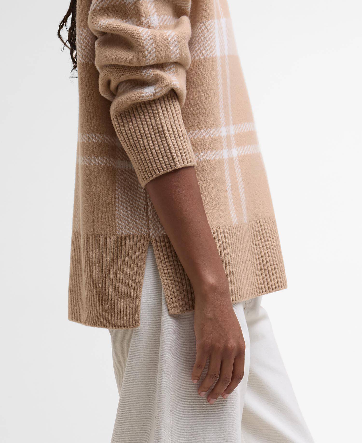 Harriet Tartan High-Neck Jumper image number 4