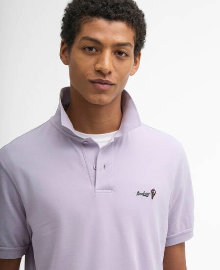 Comebe Tailored Polo Shirt Heather Mist