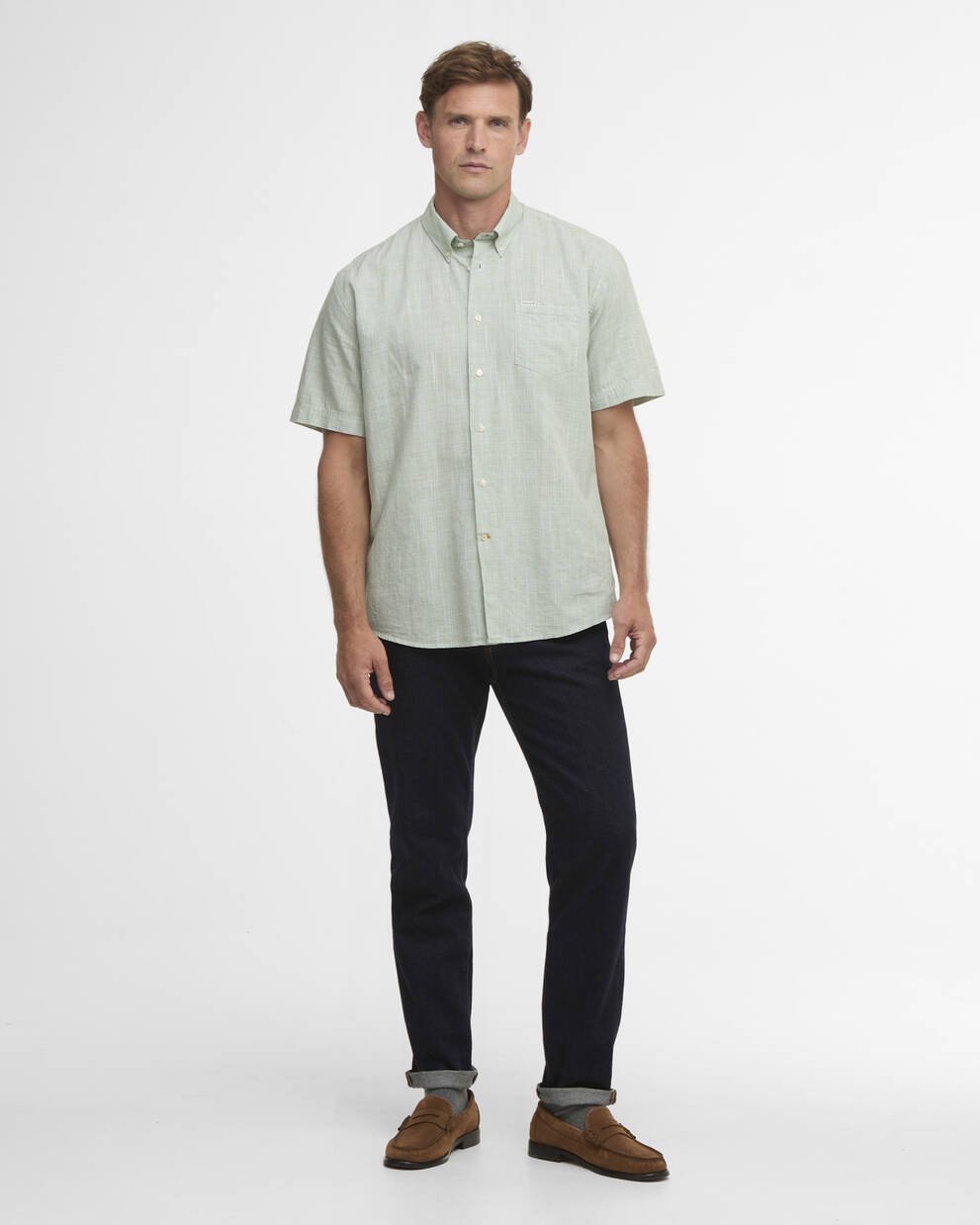 Fleming Linen Blend Regular Short-Sleeved Shirt