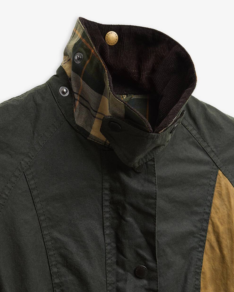 Barbour Re-Loved Beadnell Waxed Jacket - Size 10 Sage
