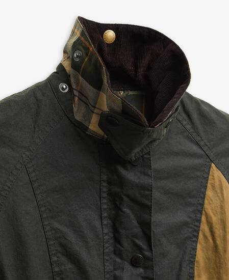 Barbour Re-Loved Beadnell Waxed Jacket - Size 10 Sage Barbour Re-Loved Beadnell Waxed Jacket - Size 10 Sage