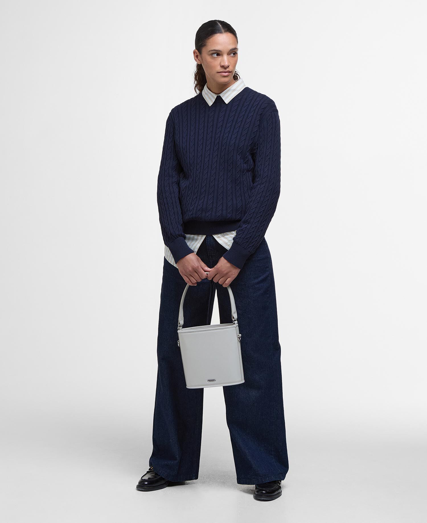 Hartland Crew Neck Jumper Classic Navy