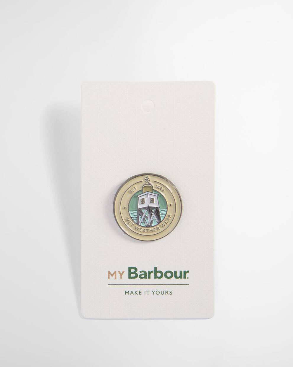 Barbour Lighthouse Pin Badge