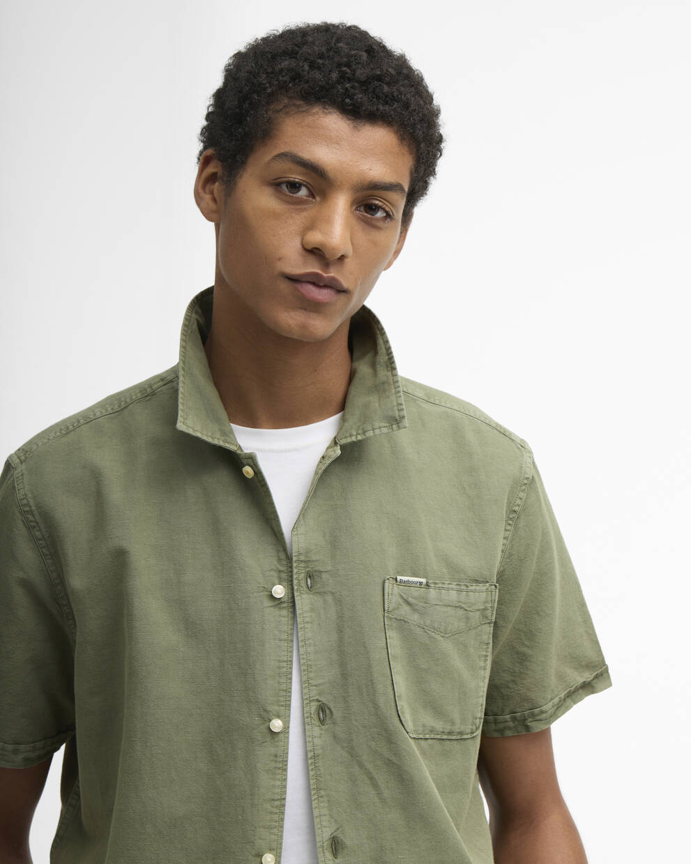 Landkey Overdyed Regular Short-Sleeved Shirt