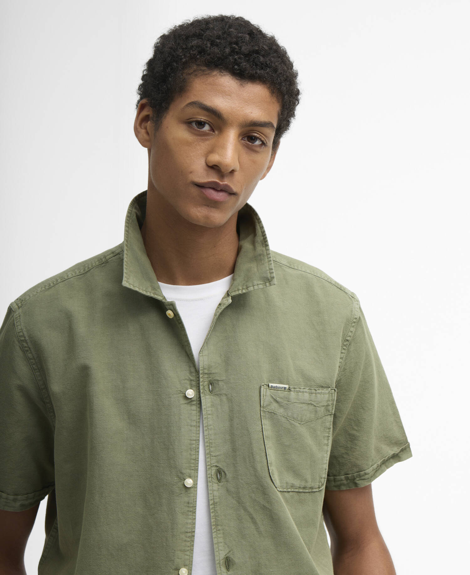 Landkey Overdyed Regular Short-Sleeved Shirt image number 4