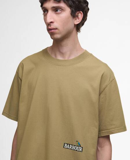 T-Shirt Campbell Oversized Graphic British Khaki