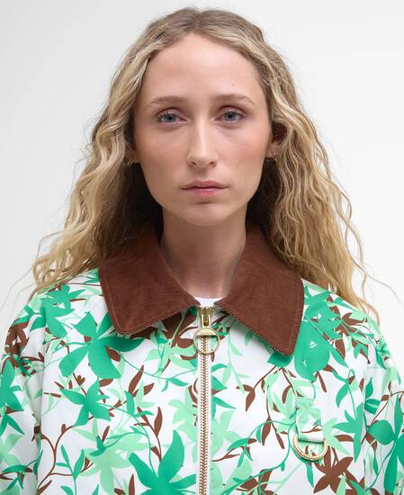Kayleigh Printed Casual Jacket Trailing Floral