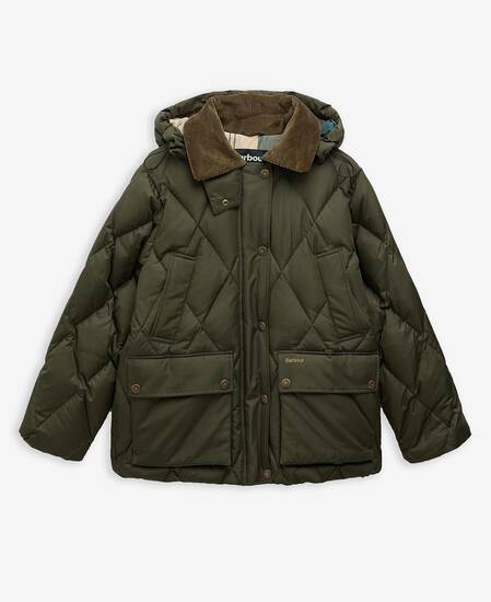 Yasmin Down Puffer Jacket Olive