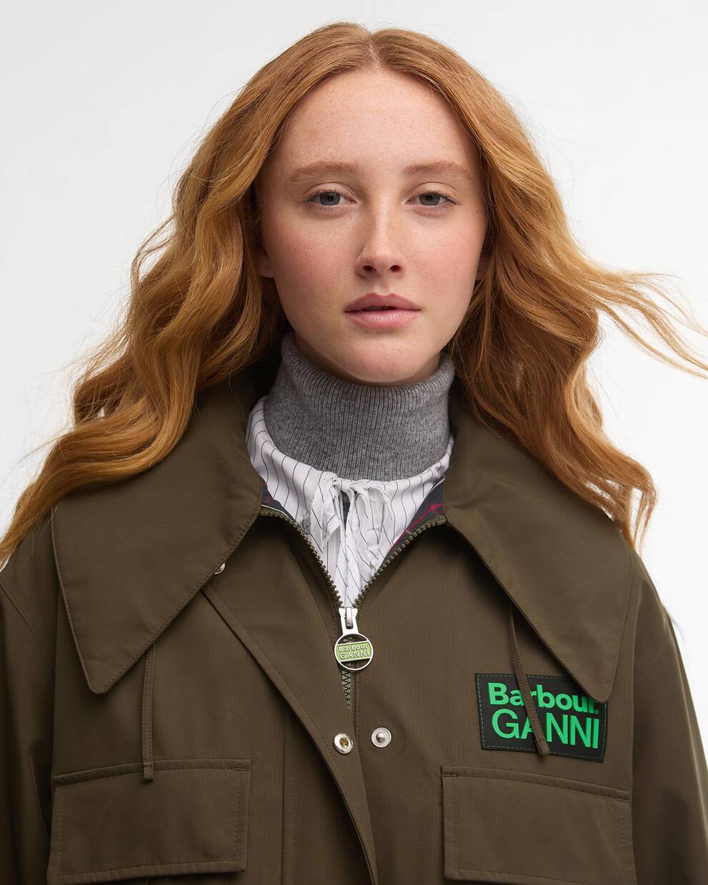 Barbour x GANNI Waterproof Parka Jacket