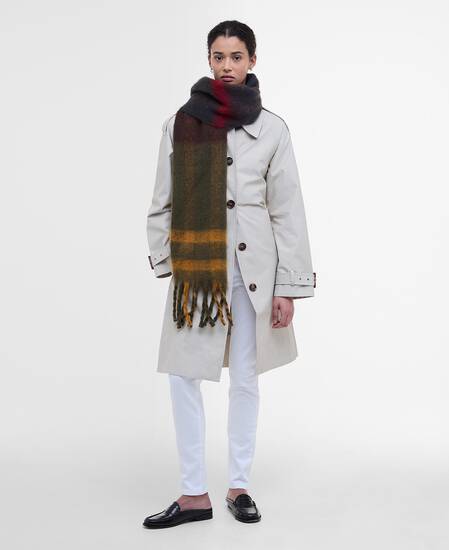 Isla Tartan Boucle Scarf Classic