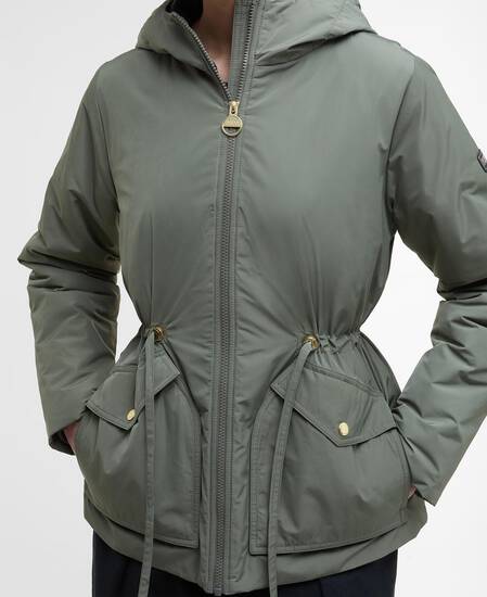 Winter Piper Showerproof Jacket Dusky Khaki