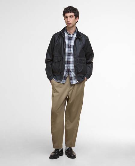 Wachsjacke Modern Royston Navy
