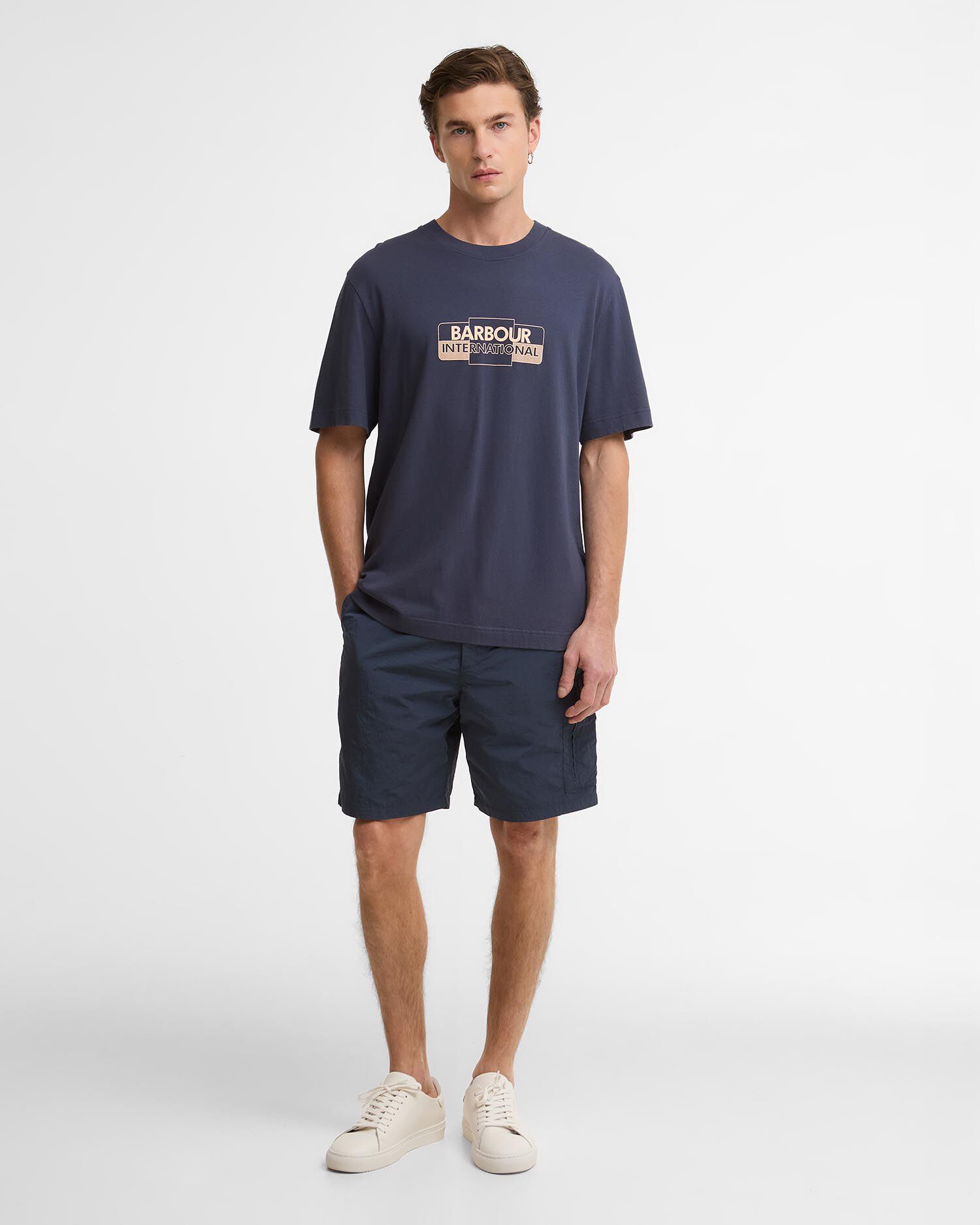 Leighton Graphic T-Shirt Oxford Navy