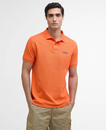 Essential Polo Shirt Flame Orange Essential Polo Shirt Flame Orange