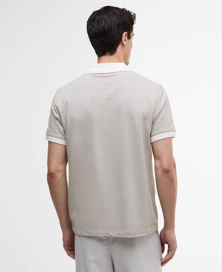 Morley Oxford Polo Shirt Whisper White/Brindle Morley Oxford Polo Shirt Whisper White/Brindle