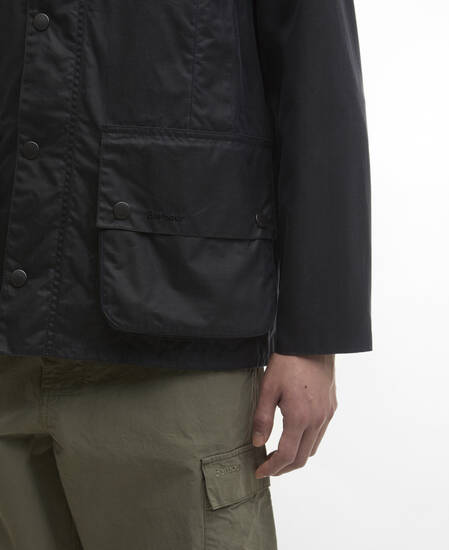 Modified Beaufort Spectator Waxed Jacket Navy