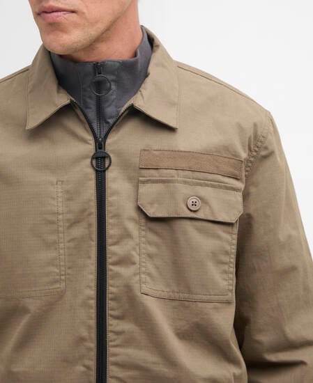 Overshirt Crail Wax Ripstop Concrete