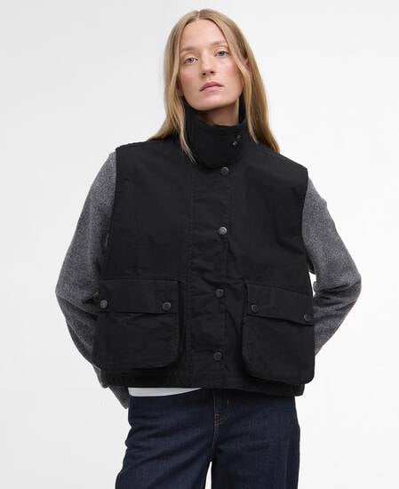 Gilet casual Bedale da donna Barbour x Margaret Howell Black