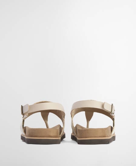 Lumley Toe Post Sandal Beige