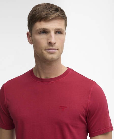 Washed Tartan T-Shirt Washed Red