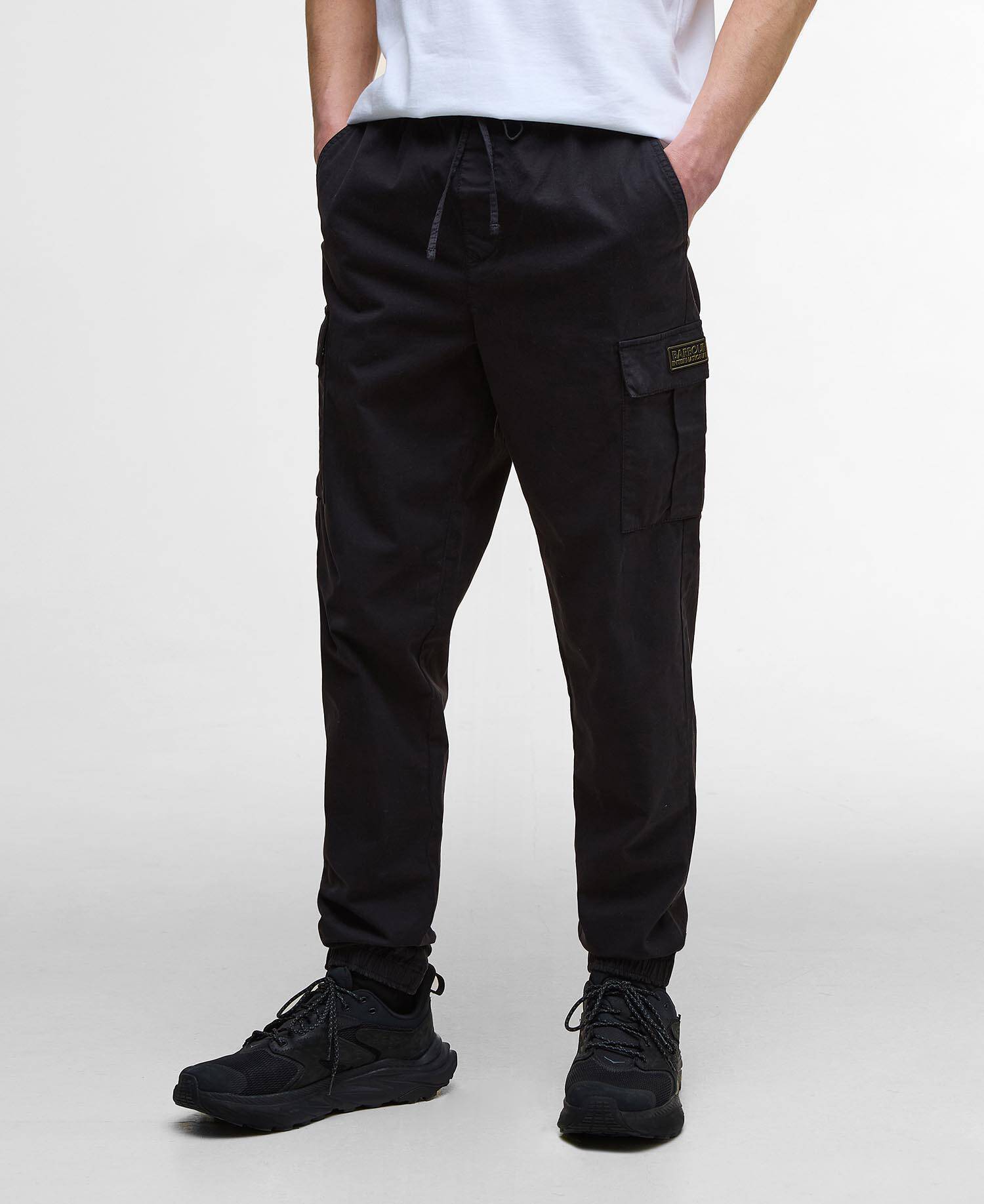 Outline Cargo Trousers Black image number 1