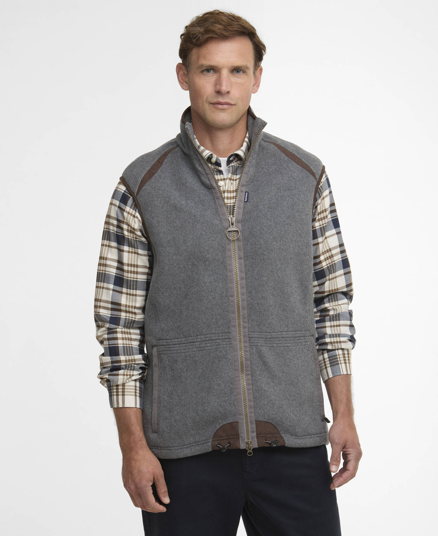 Langdale Fleece Gilet Dark Grey Marl image number 0