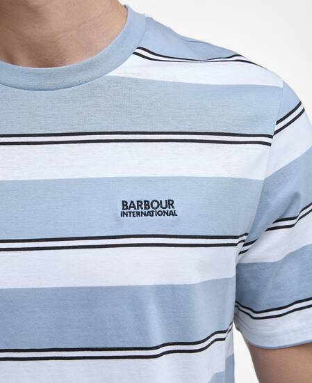 Bruce Striped T-Shirt Cool Blue Bruce Striped T-Shirt Cool Blue