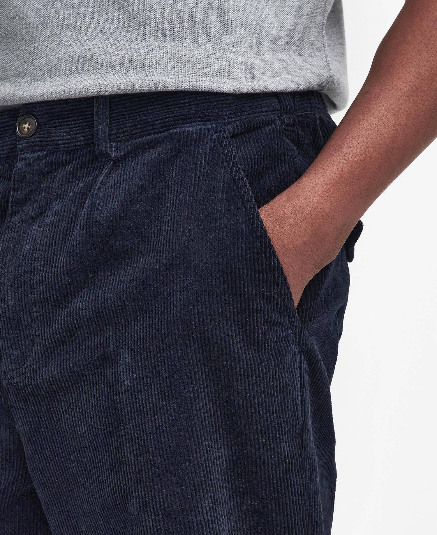 Stretch Cord Relaxed Trousers image number 3