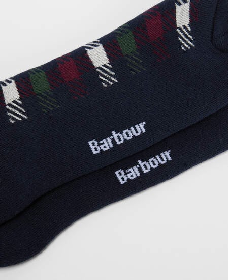 Socken Barney Boot Navy/Red Green Mix