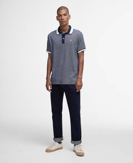 Helwith Tailored Polo Shirt Navy