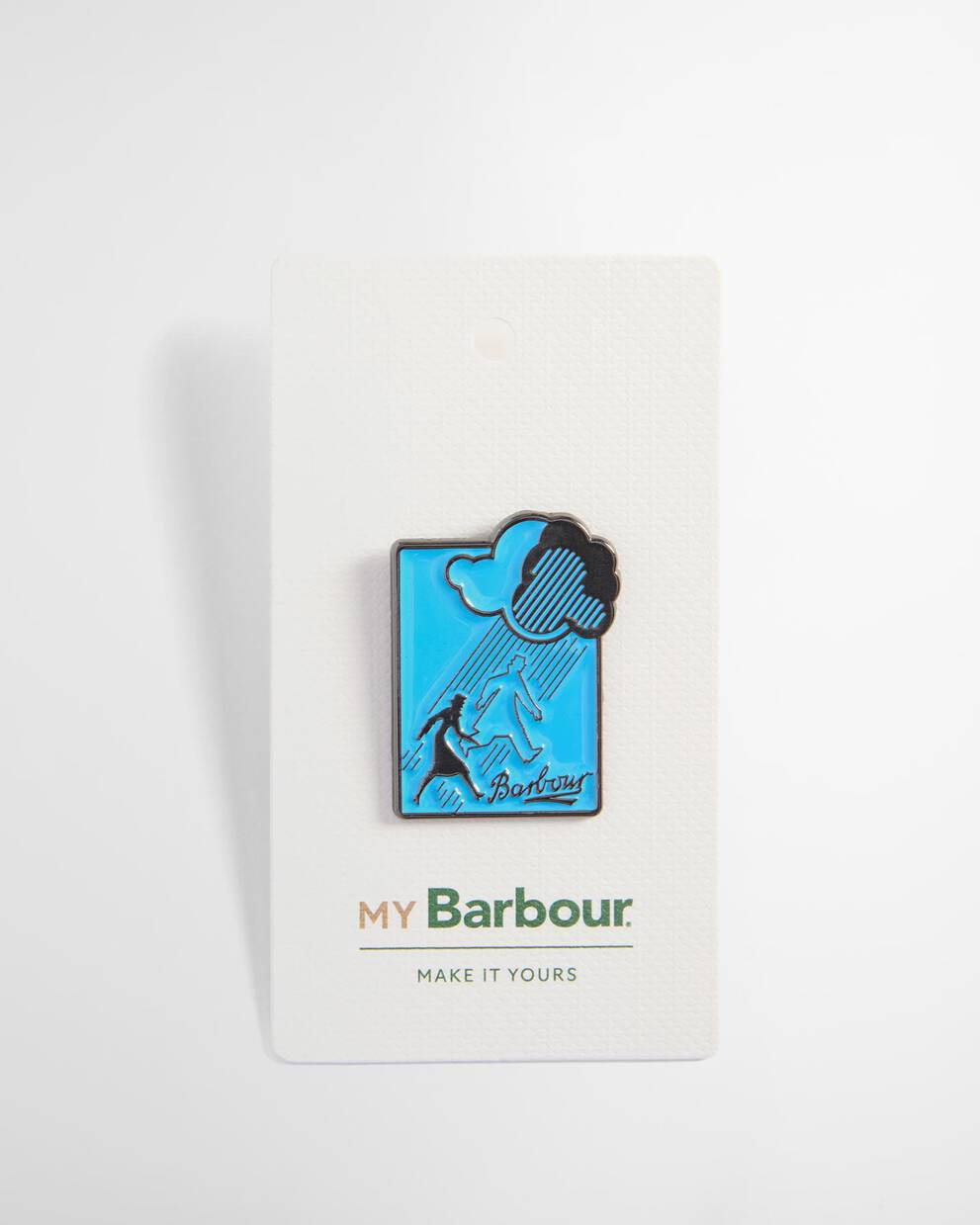 Barbour Rain Pin Badge