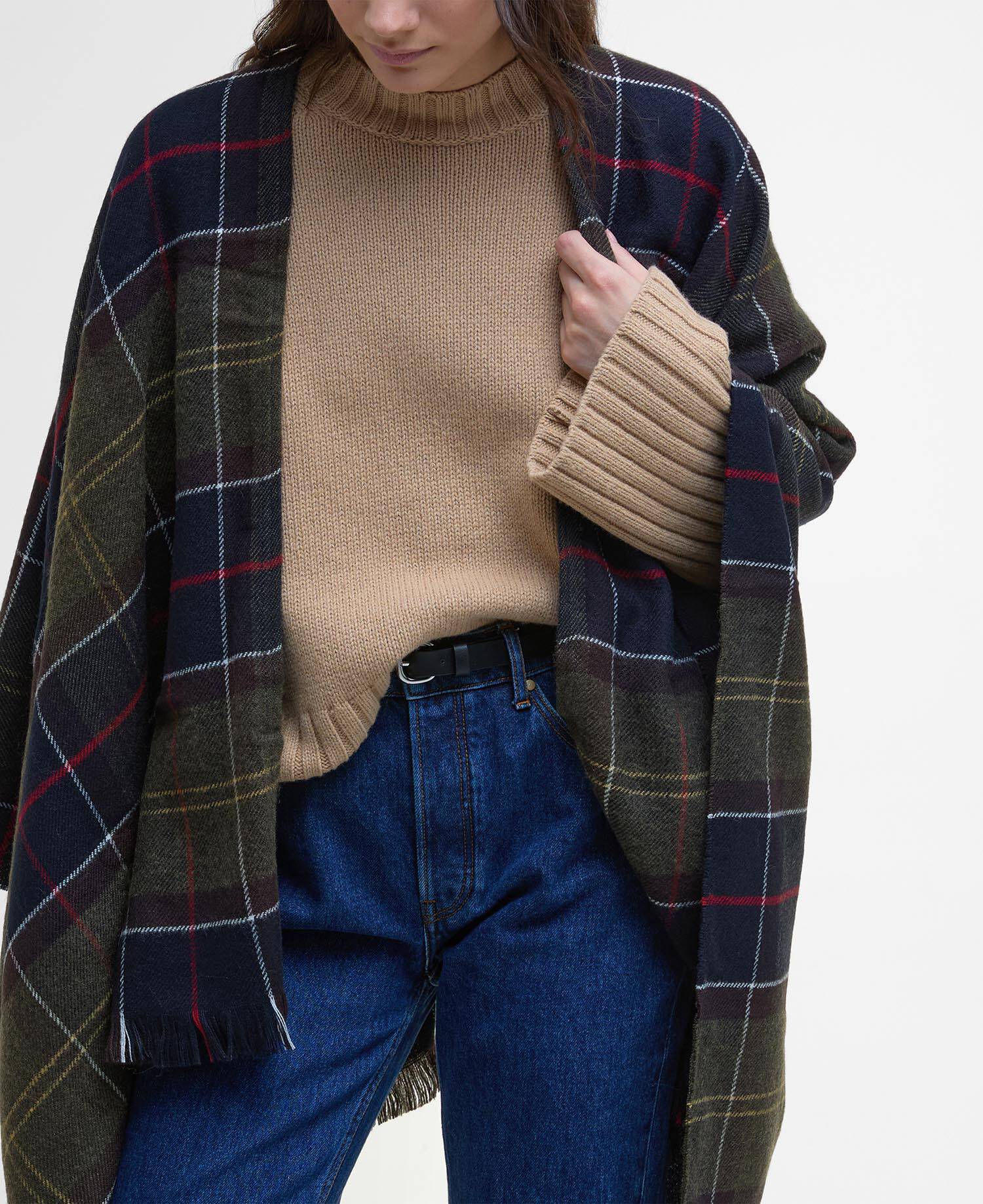 Staffin Tartan Serape Scarf image number 2