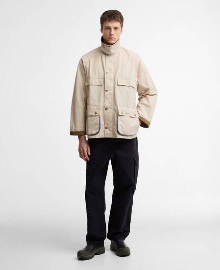Paul Smith Loves Barbour Sugarlump Bedale Casual Jacket Oatmeal
