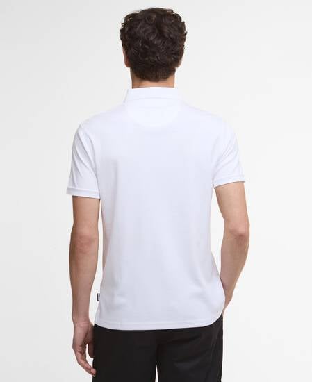 Corpatch Tailored Short-Sleeved Polo Shirt White
