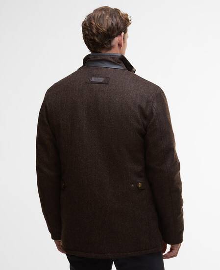 Giacca Hereford in tweed di lana Rustic Brown