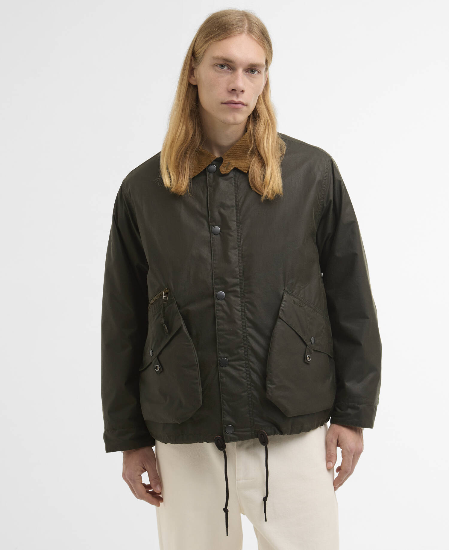 Modified Endurance Waxed Jacket Archive Olive image number 0