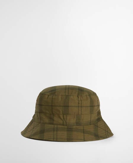Bucket Hat Tartan Transport Dusky Green Tartan
