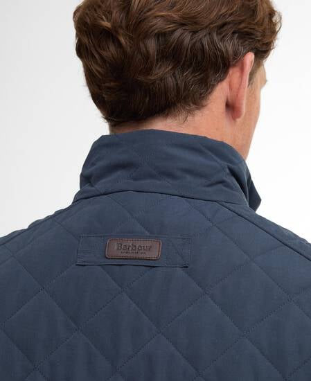 Sander Quilted Gilet Navy