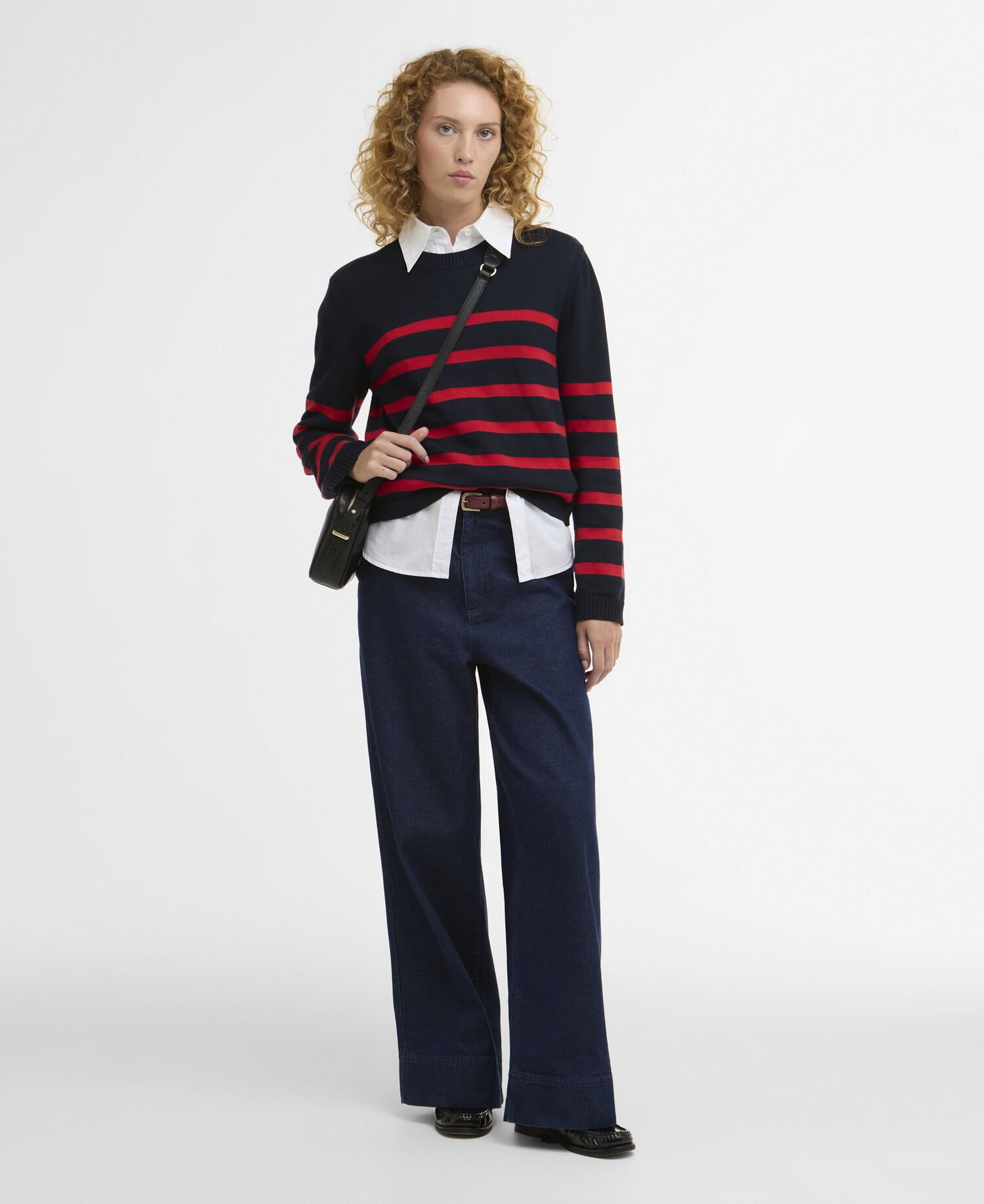 Jeans a gamba ampia Maia Rinse Wash