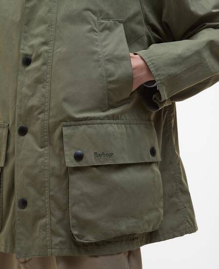 Jacke Peached Oversized Bedale Casual 