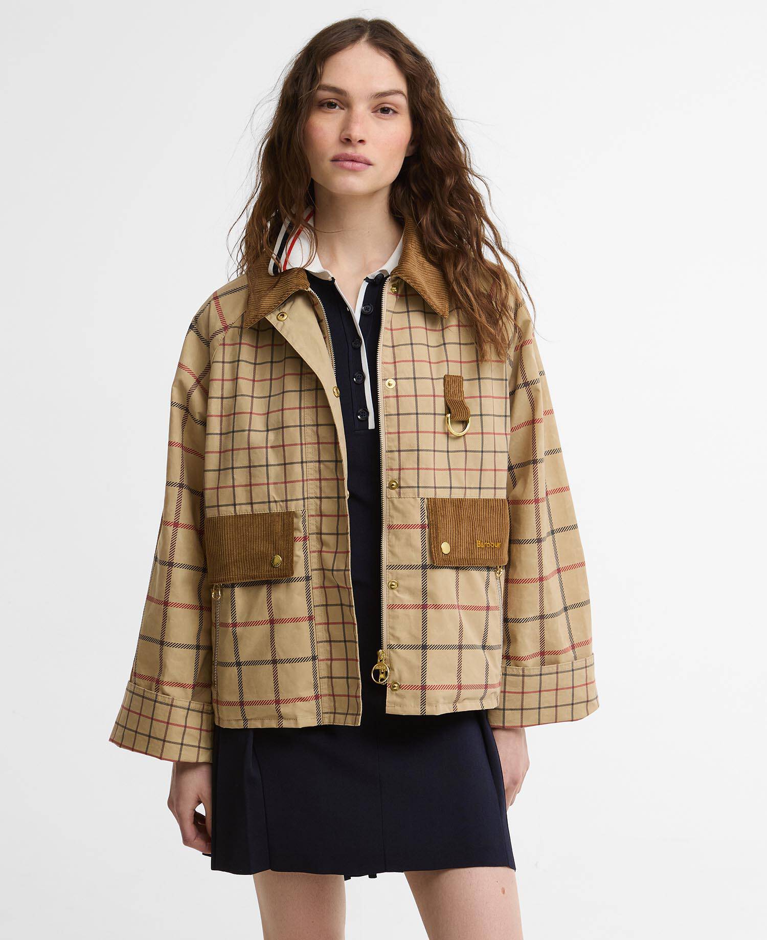 Mackworth Check Casual Jacket Beige Tattersall image number 0