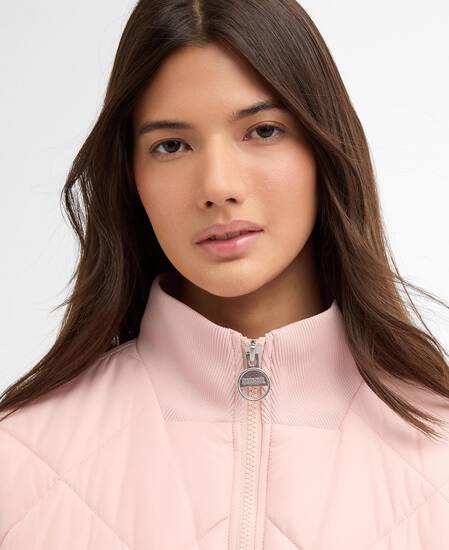 Pagan Quilted Jacket Desert Pink