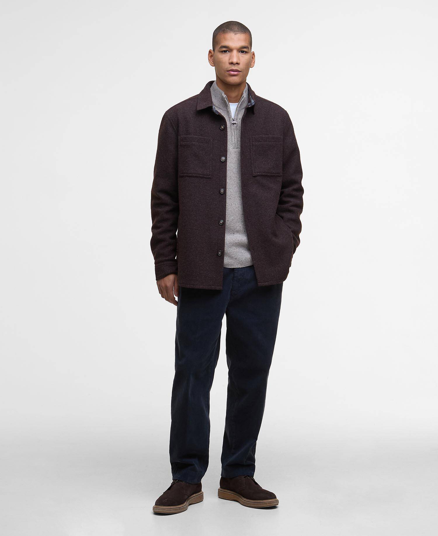 Overshirt leggermente aderente Marlow image number 1