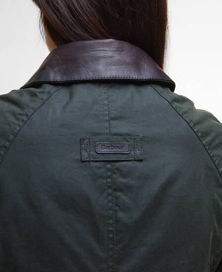 Ivy Waxed Jacket Fern