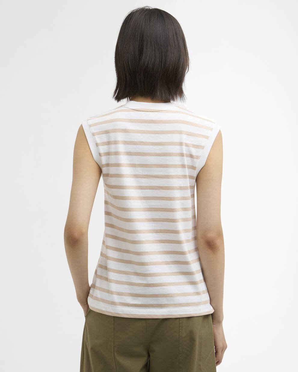 Debbie Striped Sleeveless Top