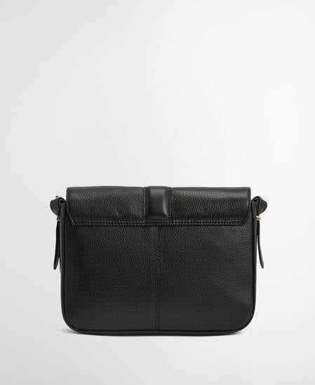 Rosa Leather Crossbody Bag Black