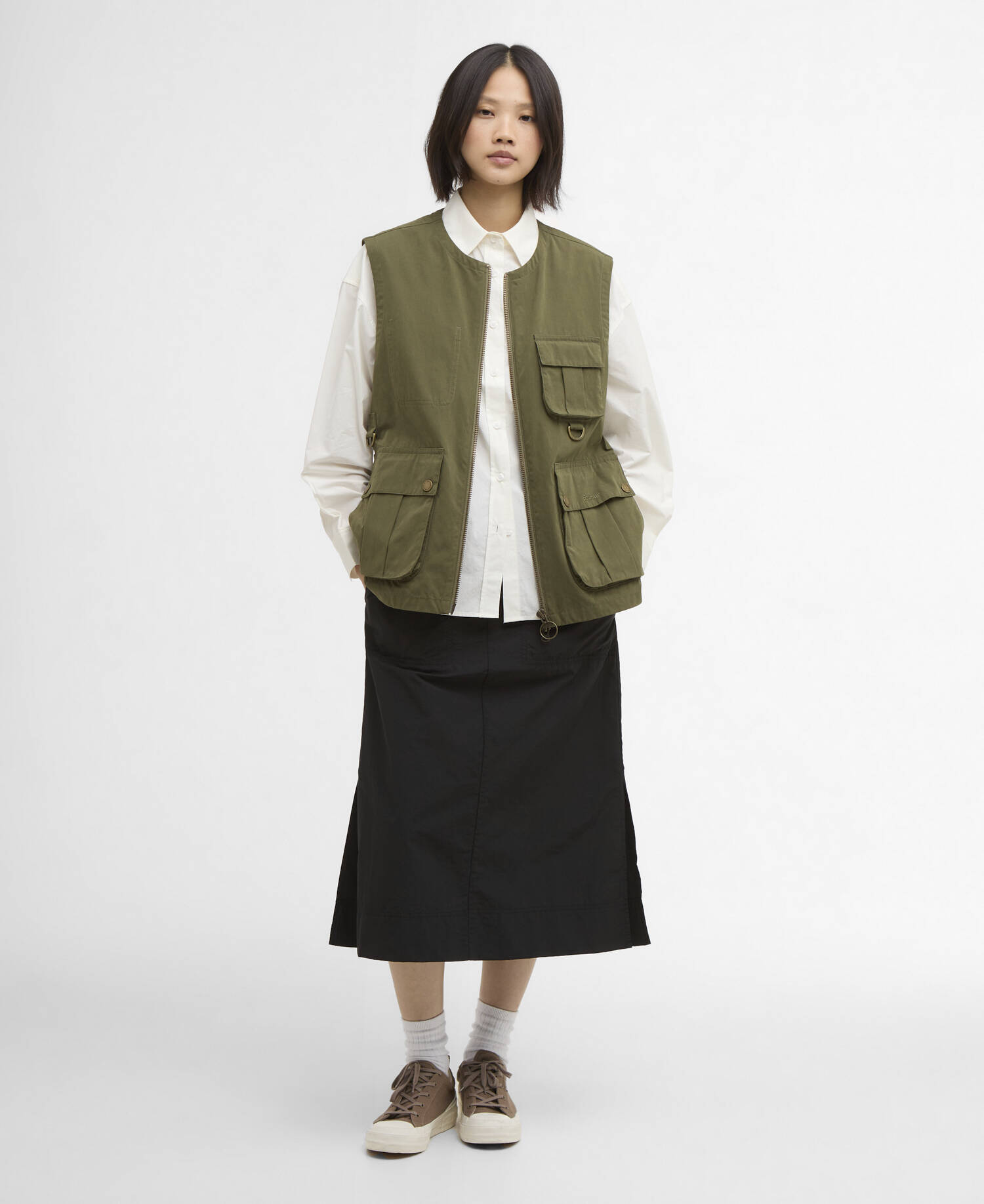 Gwen Gilet Burnt Olive/Ancient image number 1