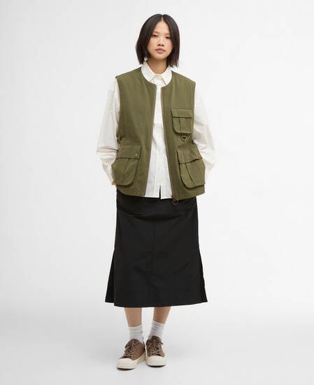 Gwen Gilet Burnt Olive/Ancient