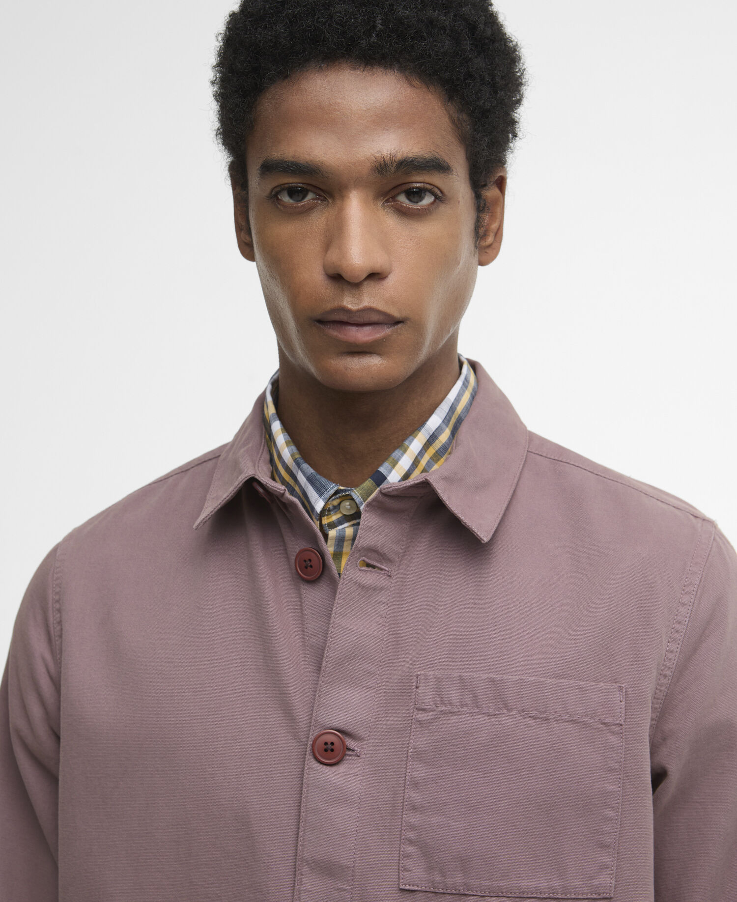 Overshirt Washed Cotton Peppercorn